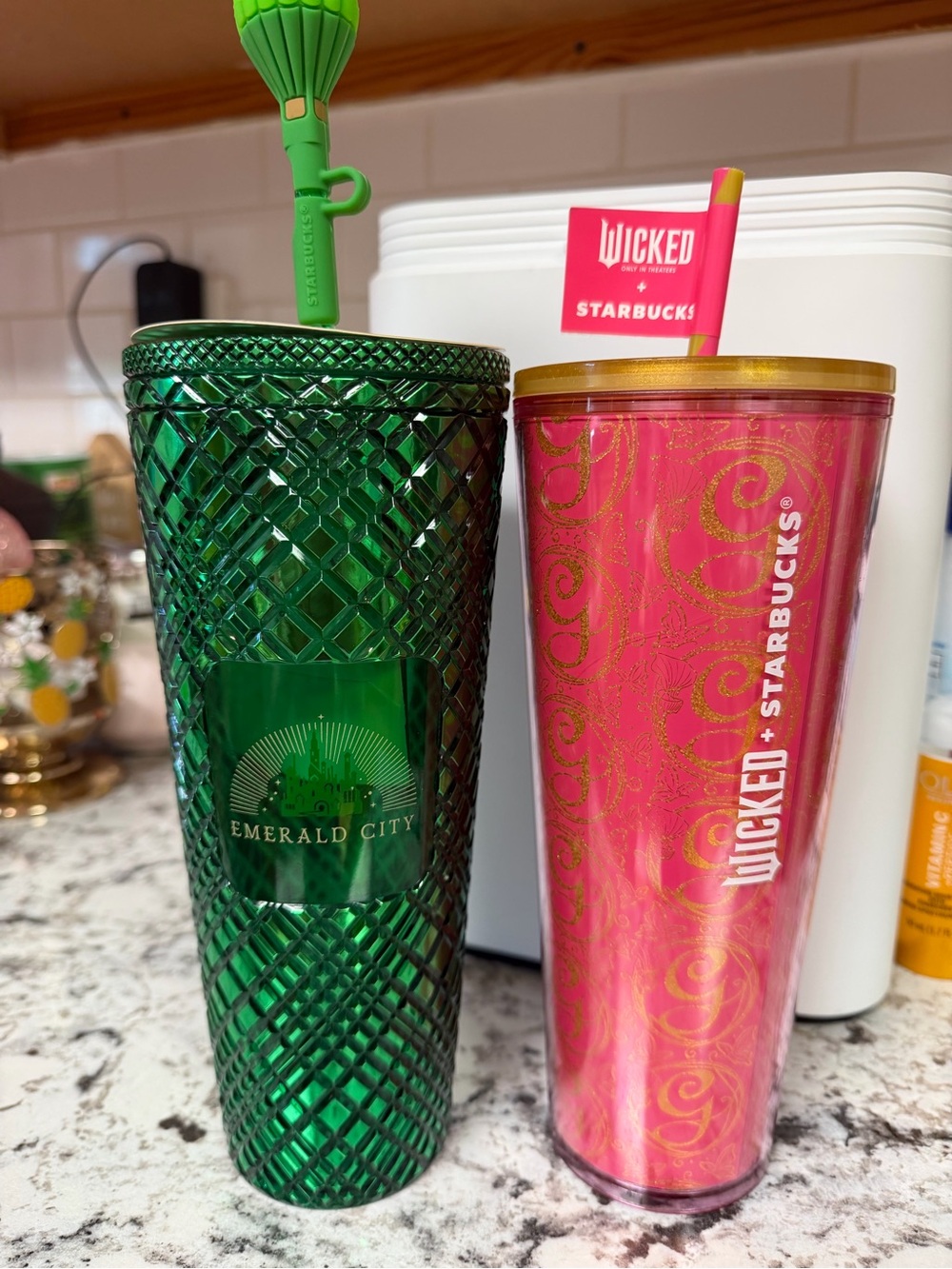 Starbucks cup wicked set